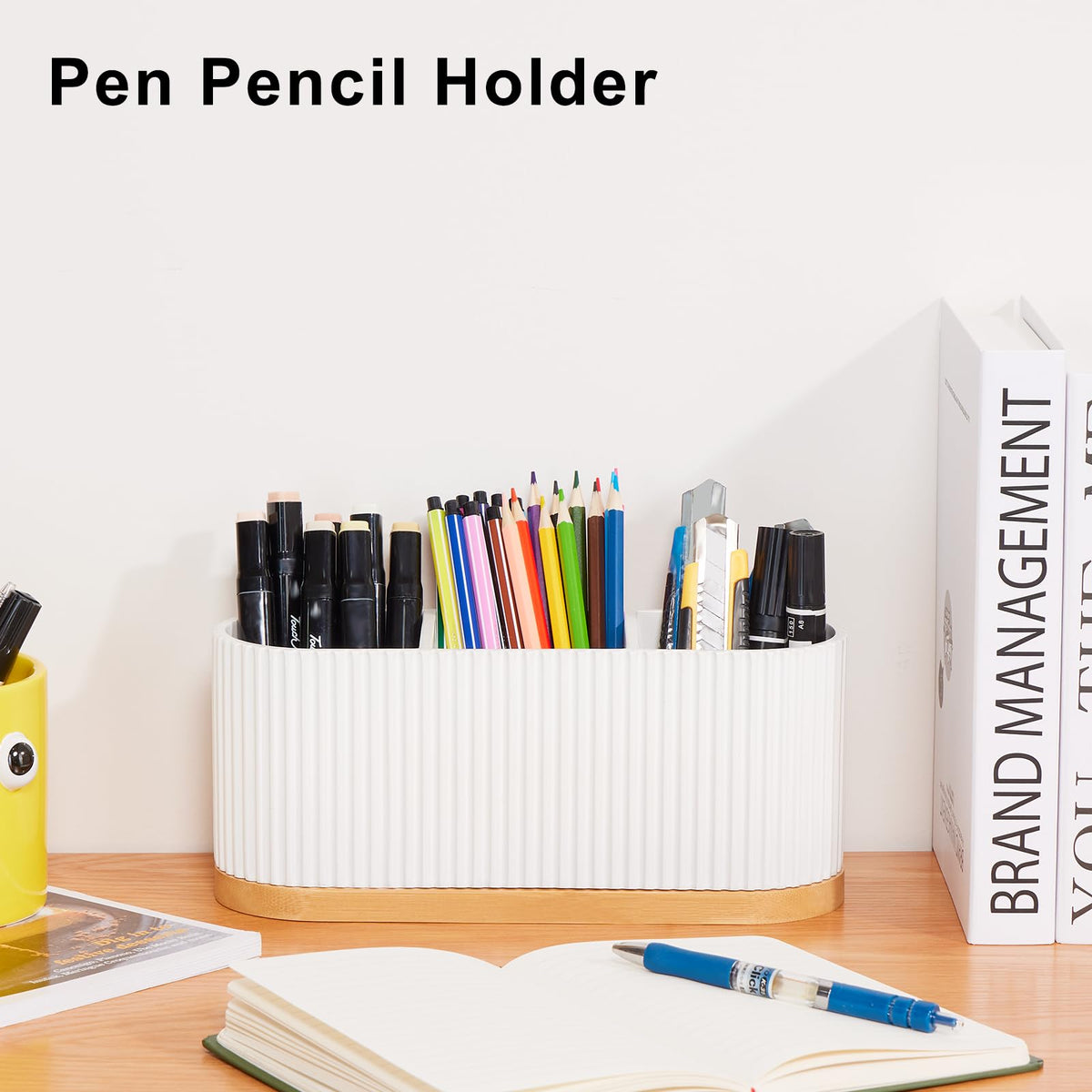 HouseJoy versatile utility holder fits office, crafts, or makeup brushes