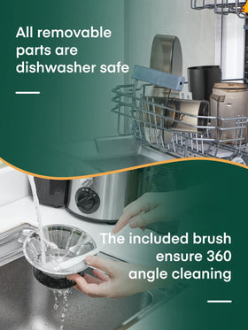 HOUSNAT juicer parts are easy to disassemble for cleaning