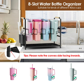 Housolution organizer from side angle illustrating compact footprint and space-saving form