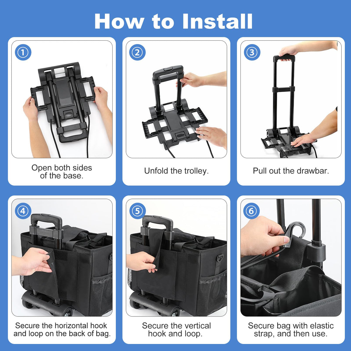 Housolution bag with dual handles and crossbody strap for flexible transport.
