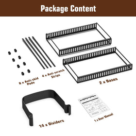 Housolution easy-assembly cabinet organizer for quick setup and versatile placement.