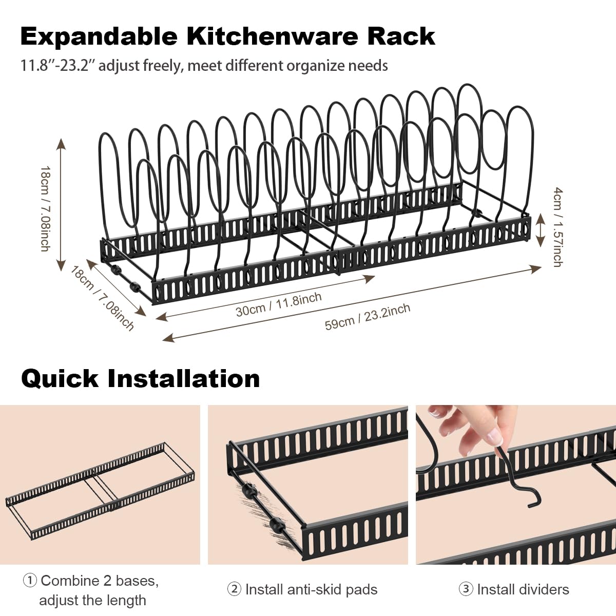 Housolution easy-install design with no tools simplifies setup.