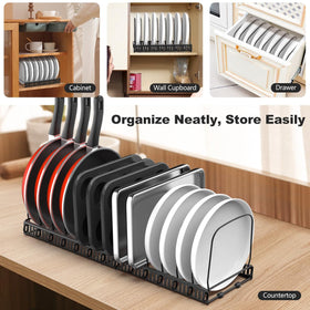 Housolution heavy-duty iron frame supports heavy pots without deformation.