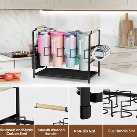 Housolution sturdy iron frame with rust-resistant coating