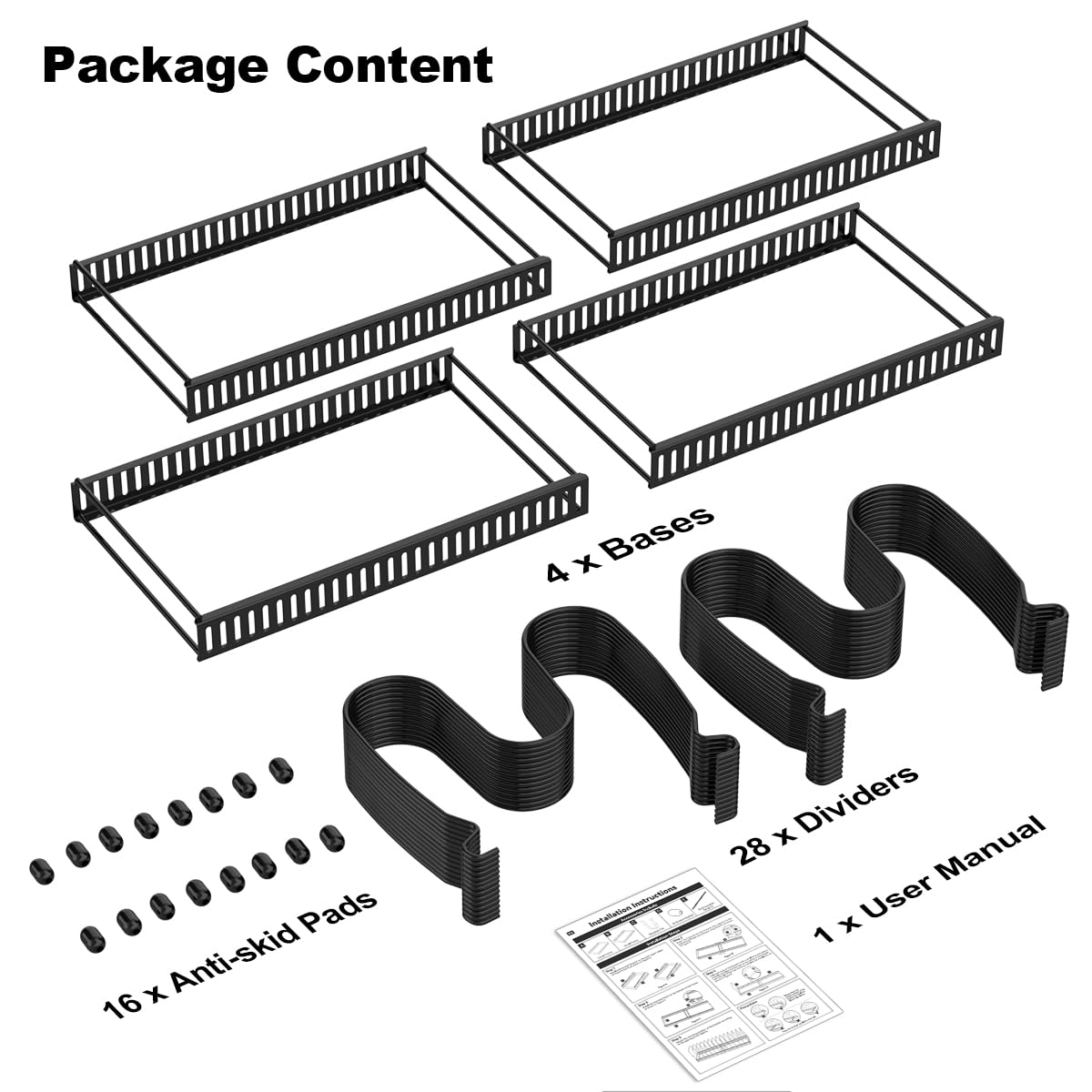 Housolution sturdy expandable rack keeps kitchenware organized and easy to grab