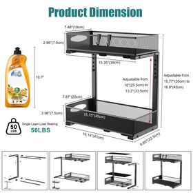 Housolution four suction cups secure the unit to surfaces.