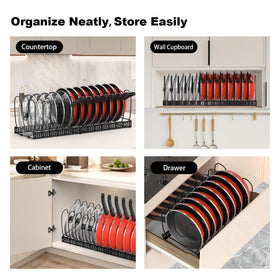 Housolution two-diy-methods rack offers flexible arrangement options.