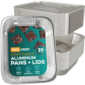 Houzzkingz disposable aluminum foil pans for quick cleanup after gatherings.