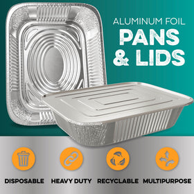Houzzkingz fire-resistant pans ideal for roasting, heating, and safe transport.