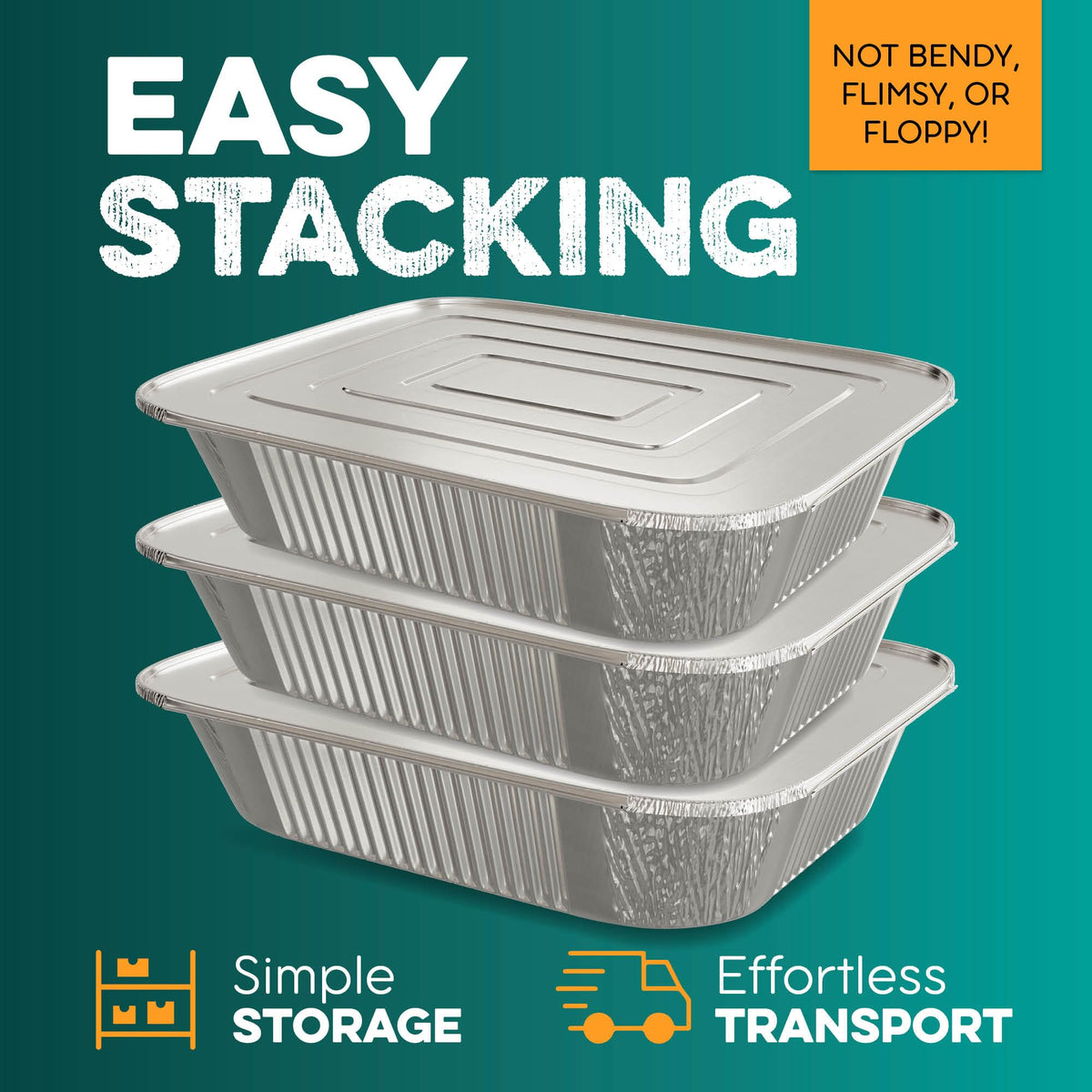 Houzzkingz pans retain heat to keep foods warm at buffets.