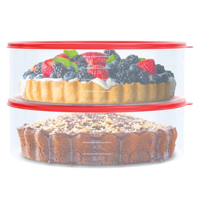HOUZZKINGZ USA 2-pack pie carrier for secure pie transport.