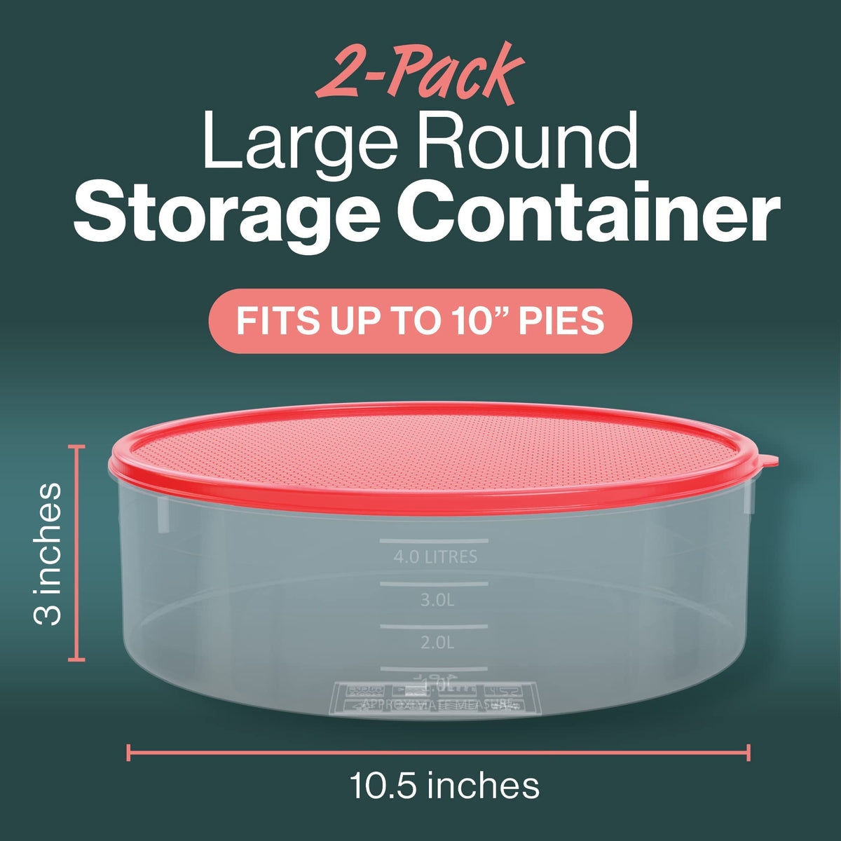 HOUZZKINGZ USA freezer, microwave, and dishwasher safe for versatile storage.
