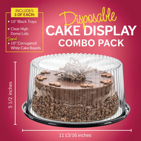 Houzzkingz corrugated cake boards provide sturdy support for heavy cakes.