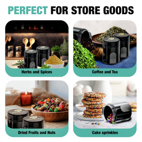 HOVANZO durable glass jar for easy cleaning and long-lasting kitchen storage.