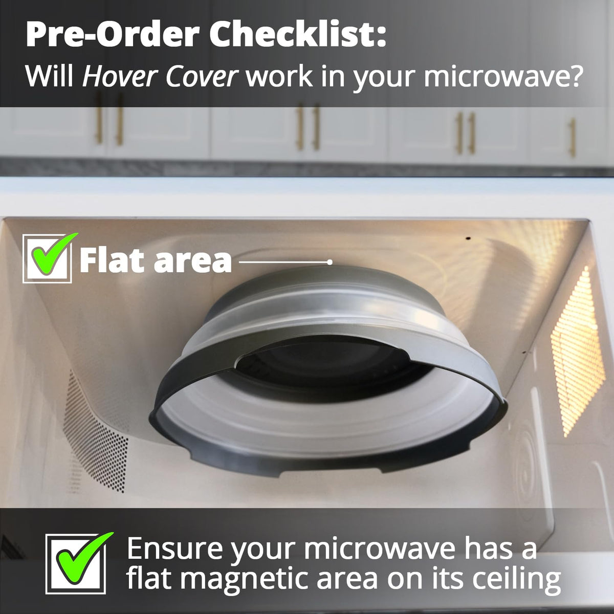 Hover Cover BPA-free dishwasher safe lid in use for easy cleaning