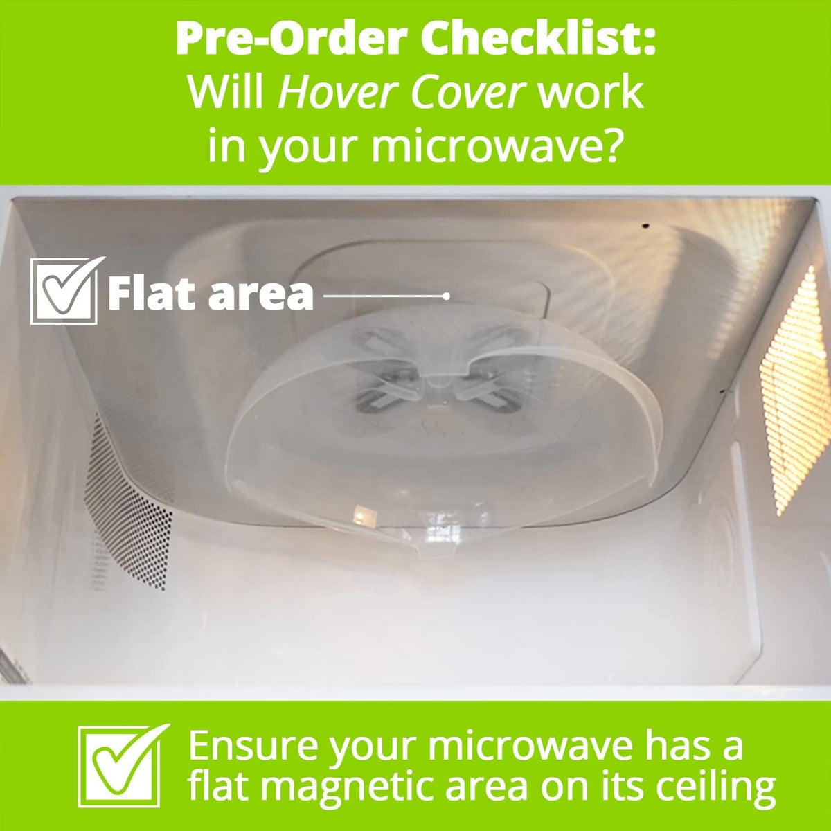 Hover Cover BPA-free durable material withstands up to 300°F.