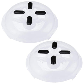 Hover Cover magnetic storage attachment on microwave ceiling for easy access.