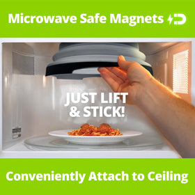 Hover Cover steam vents and easy grip handle aiding safe handling