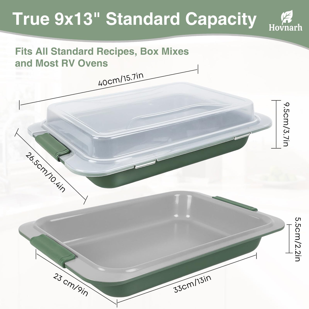 Hovnarh even-heat distribution with warp-resistant aluminum for consistency.