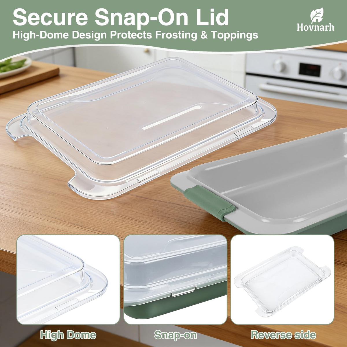 Hovnarh silicone grip handles for safe, comfortable carrying.