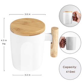 HOWAY mug shown with coffee warmer illustrates consistent warmth during coffee breaks.