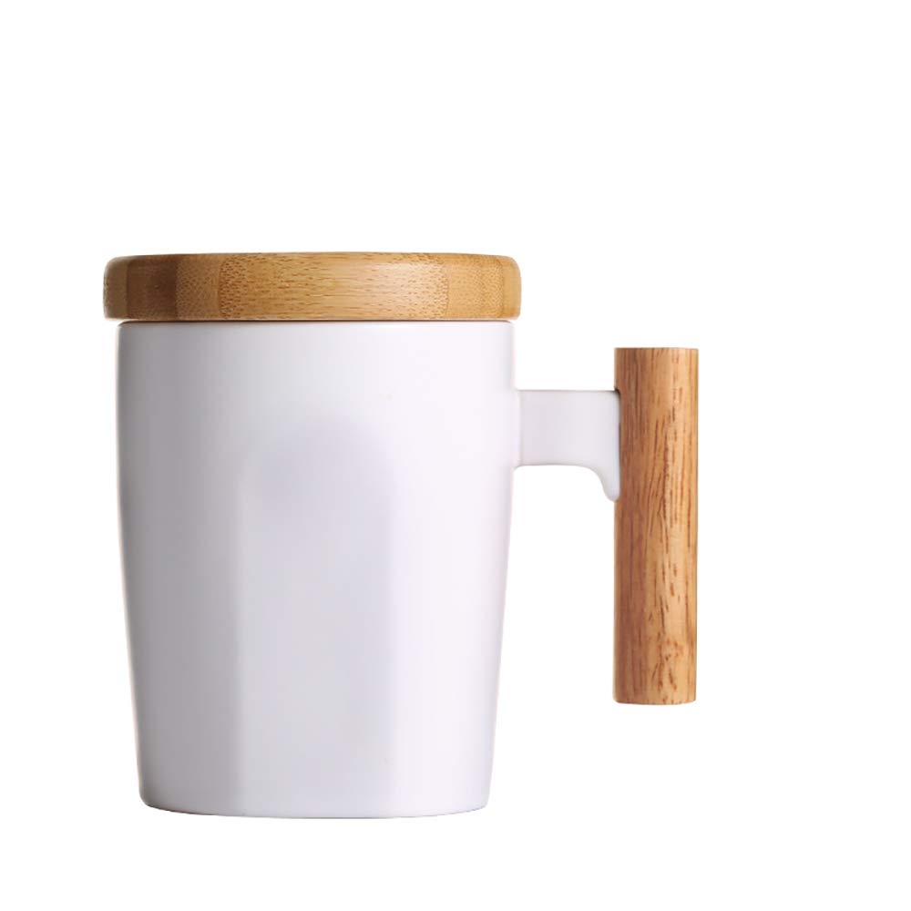 HOWAY wood-toned mug design complements modern kitchen decor.