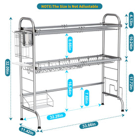 HOWDIA rack includes cutting board holder for versatile drying