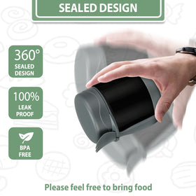Howeemo insulated jar keeps hot foods warm for hours on busy mornings