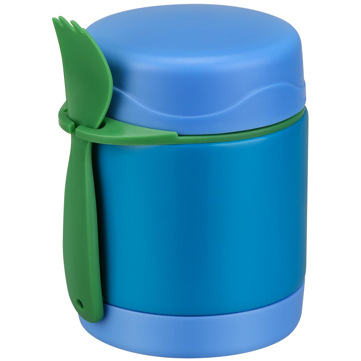 Howeemo 10oz Soup Thermo Kids blue wide-mouth for easy filling and cleaning.