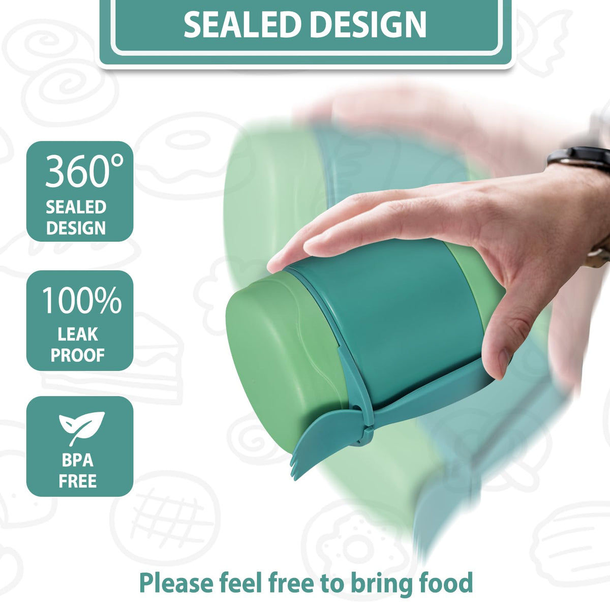 Howeemo durable stainless inner supports daily school use