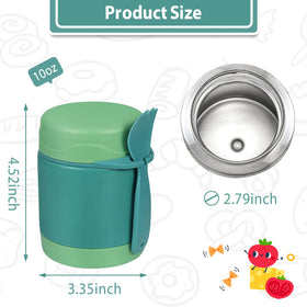 Howeemo vacuum insulation keeps hot or cold meals through the school day