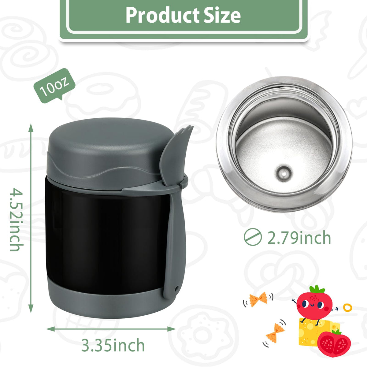 Howeemo leak-proof container prevents spills in bags during school and travel