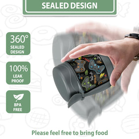 Howeemo leak-proof design prevents spills in bags.