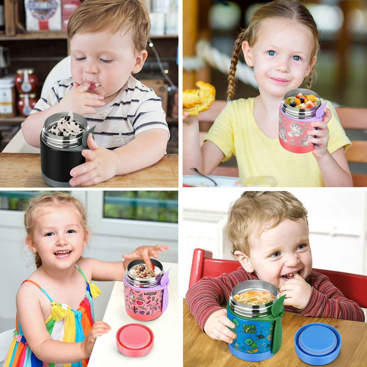 Howeemo 10oz Soup Thermo ideal for school lunch and on-the-go meals