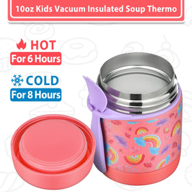 Howeemo vacuum-insulated 10oz jar keeps hot meals at the right temperature.