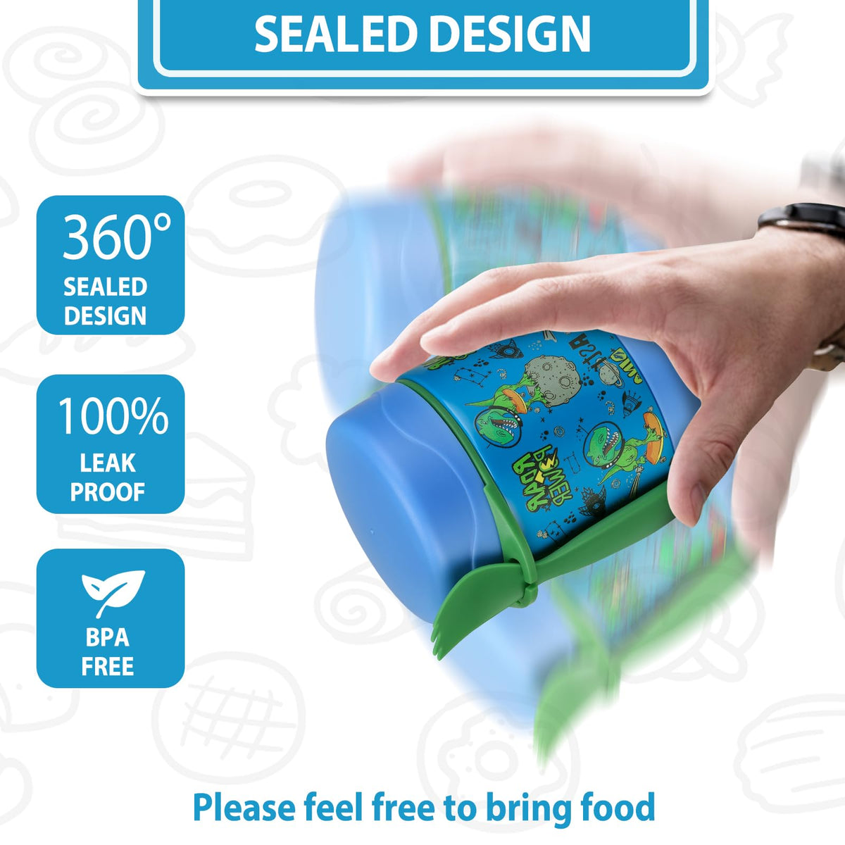 Howeemo 10oz Soup Thermo wide mouth for easy filling and cleaning