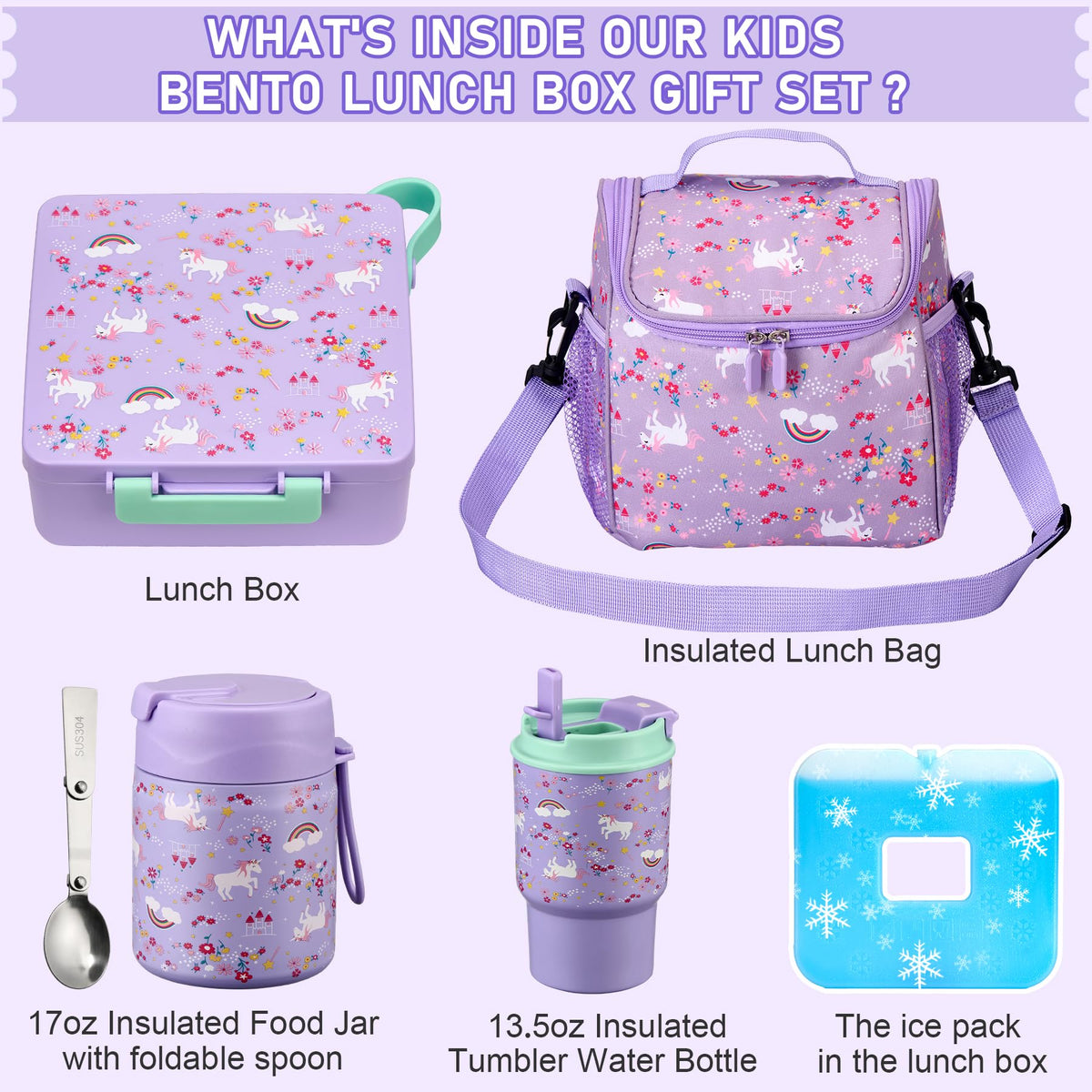 Howeemo detachable ice pack helps keep school lunches cool all day