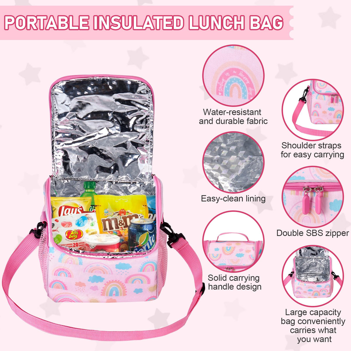 Howeemo kid-friendly latch design for easy opening by small hands.