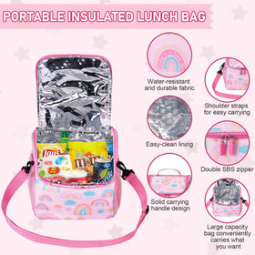Howeemo kid-friendly latch design for easy opening by small hands.