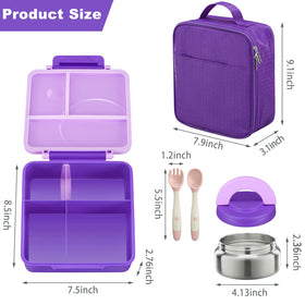 Howeemo leak-proof lids prevent odors and spills