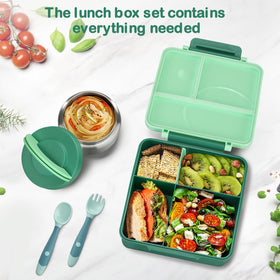 Howeemo leak-proof lunch box demonstrates mess-free transport.