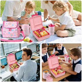 Howeemo rainbow lunch set adds color and joy to school meals.