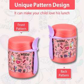 Howeemo soup jar wide-mouth opening eases filling and cleaning