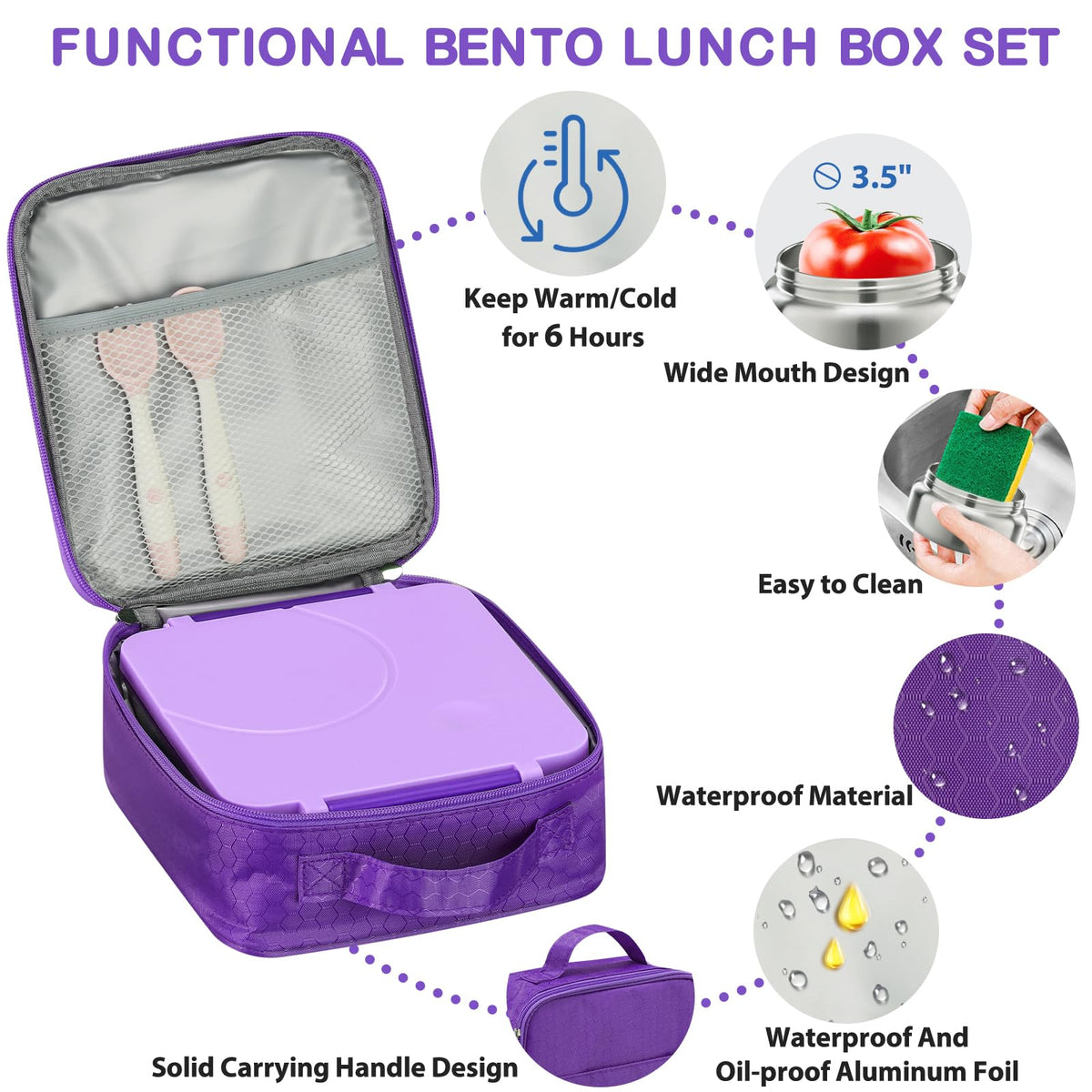 Howeemo 8oz soup thermo keeps soups warm at school