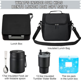 Howeemo 18oz soup thermos keeps hot or cold meals on the go.