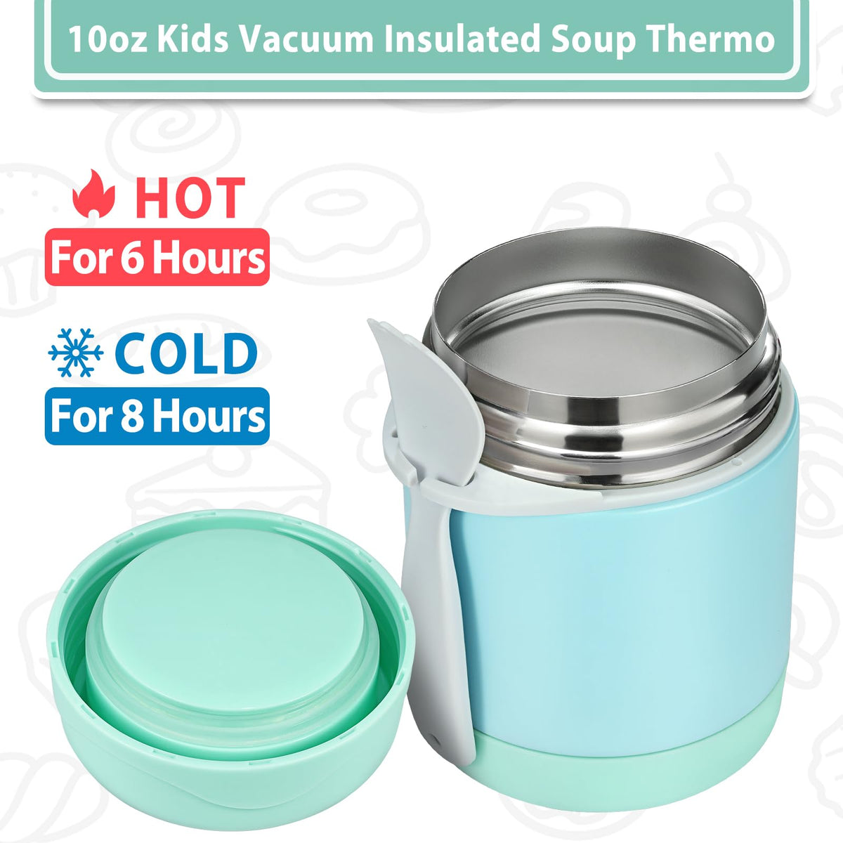 Copper-coated vacuum insulation preserves heat and freshness