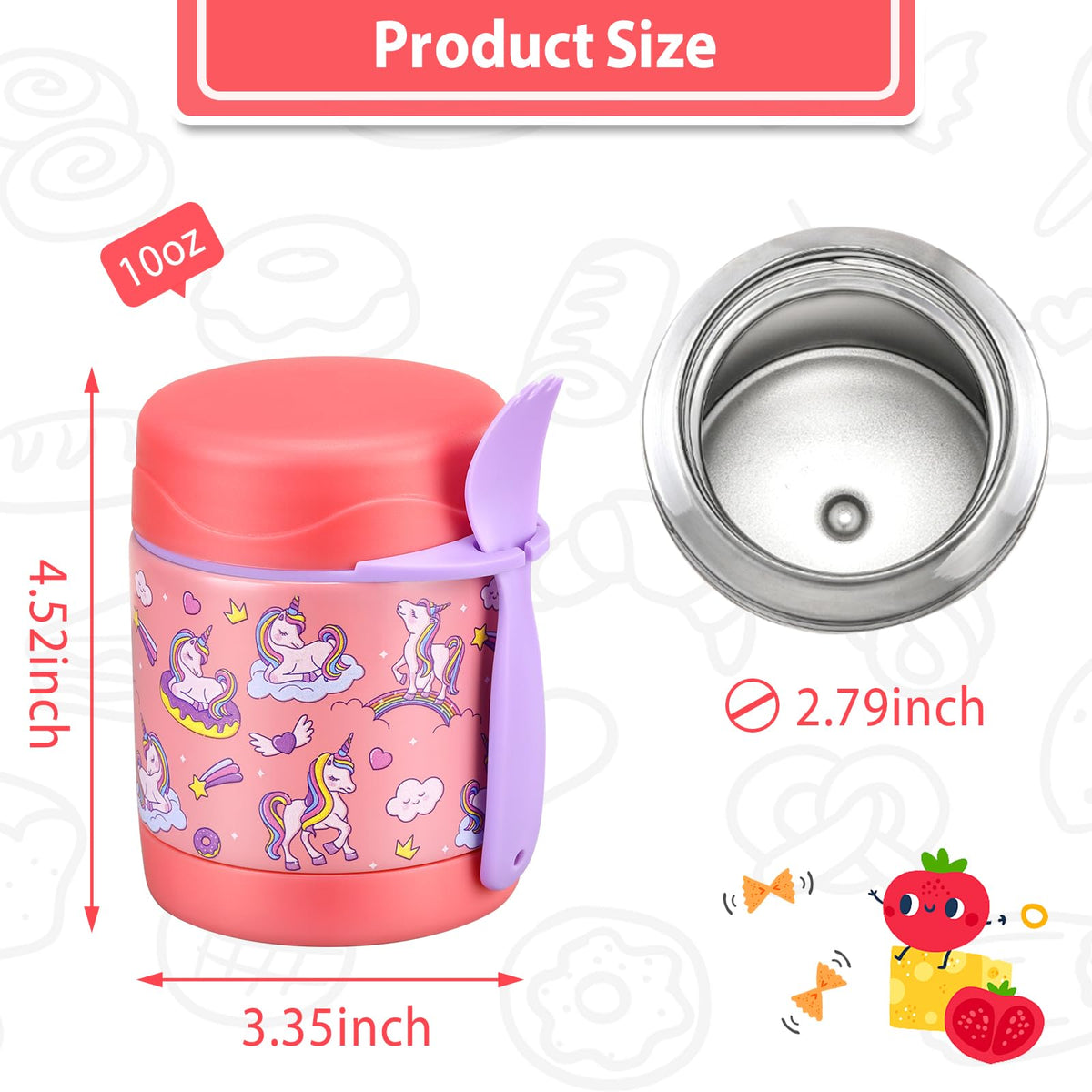 Howeemo wide-mouth thermo jar eases filling and cleaning