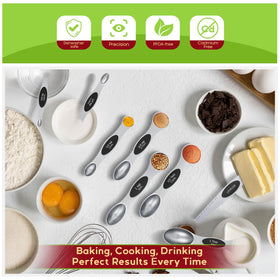 Dishwasher-safe Howgoody measuring spoons for easy cleanup
