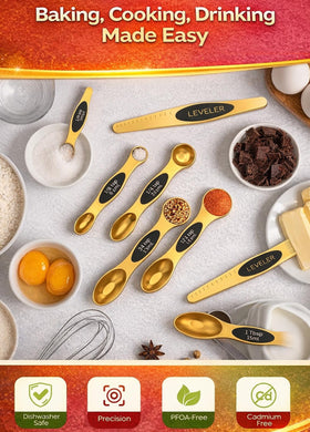 Howgoody heavy-duty stainless steel spoons resist rust for lasting use.