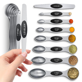 Howgoody magnetic measuring spoons nest securely for tidy storage